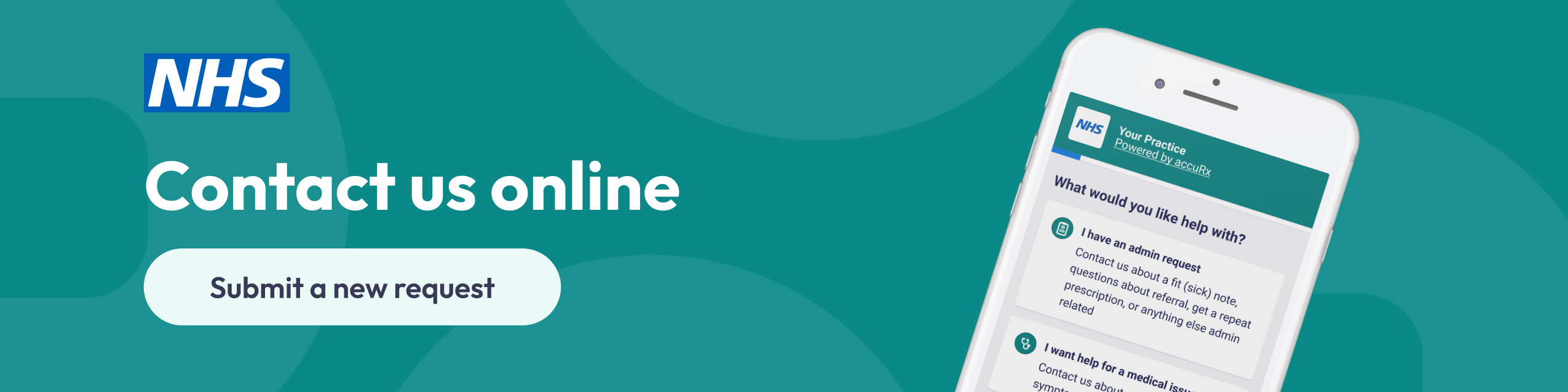 contact us using an online form